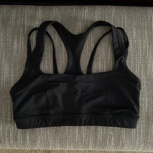 Black Lulu Lemon Sports Bra